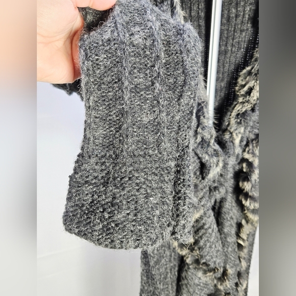 Vintage Y2K My Pretty Angel Wool Cashmere Linen Cardigan Duster, Medium - Picture 4 of 9